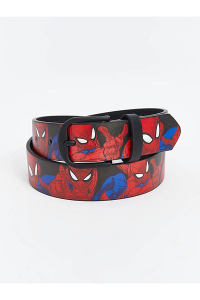 LC Waikiki Lcw Accessories Black Spider-Man Printed Boy's Belt