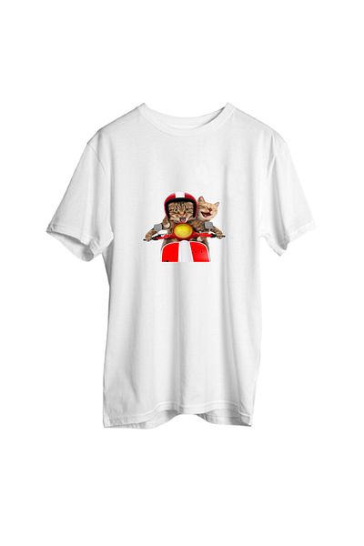 JDM Μπλουζάκι White Trend 2025 Drift Pattern Oversize T-shirt