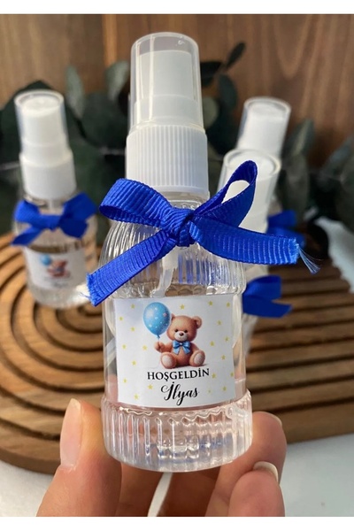 shop Doğum günü, bebek, 6 ay kınası, sünnet hediyelik 10 adet kolonya şişesi ...