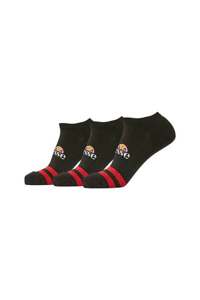 Ellesse Unisex Sneaker Socken MELNA, 3 Paar - Trainer Liner, Sport, Logo