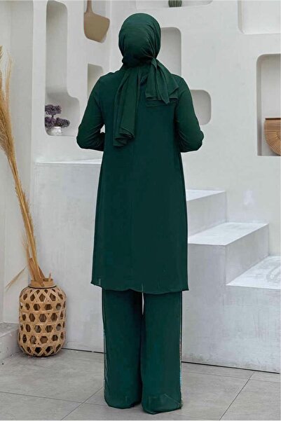 TRENDTESETTÜR Green (Zurut) Stone Trousers Suit t 7848