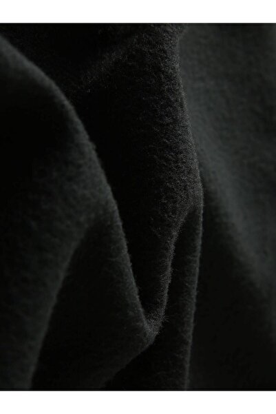 LUMİZA Γυναικείο Σετ Φούτερ Μαύρο Oversize με κουκούλα και φλις εσωτερικά