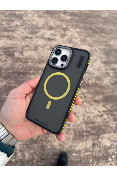Generic Brand iPhone 15 Pro Yellow Kityarmor Magsafe Phone Case