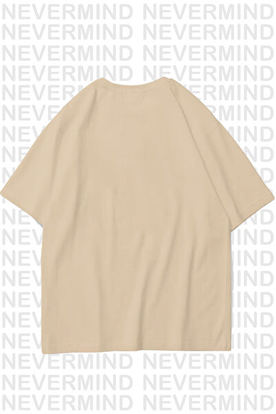 NEVERMIND Μπλουζάκι Unisex Printed Oversize 100% βαμβάκι