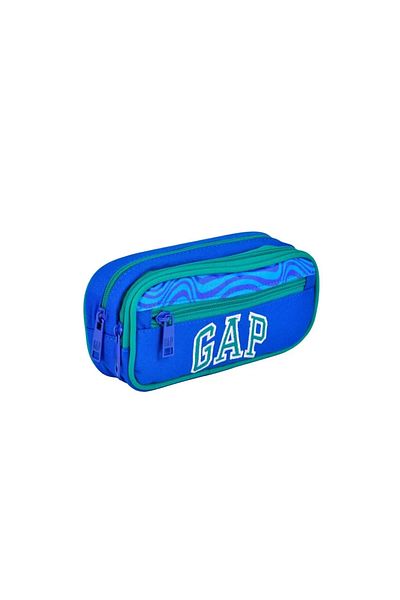 GAP Unisex Three Compartment Pen Bag - Blue