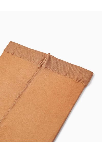 Ziddy Pack of 2 Microfiber Tights for Girls, Transparent