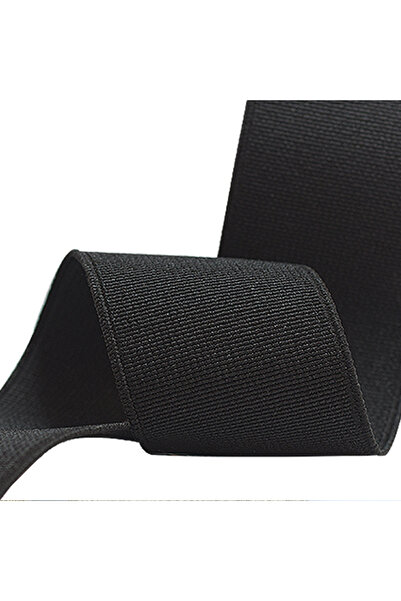 fema aksesuar Woven Flat Tire Black 4 cm (Waist, Arm, Leg) (10 Mt)