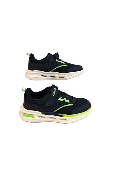 Kinetix Renley Navy Blue Velcro Lightweight Boys' Sports Shoes