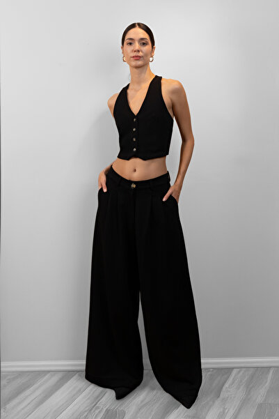 7ground X Ayşe Köroğlu Palazzo Pantolon- Premium