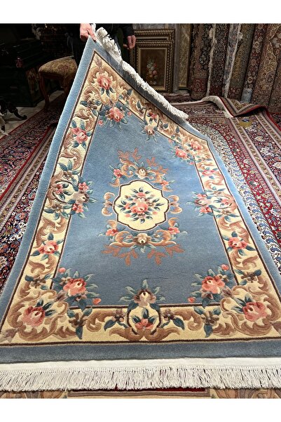 RD RAMAZAN DAĞ EL HALI SANATI El Dokuma Kabartmalı Çin Halısıdır Ebat 180x120