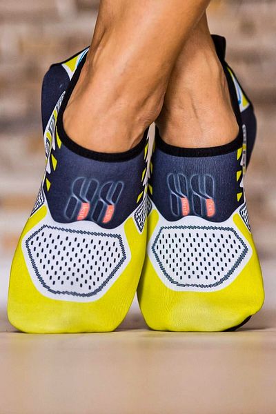 walkie Yellow Navy Blue Sporting Beach/Sea Shoes