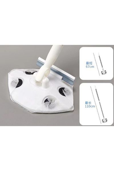 Skygo Wet Wipes Compatible Practical Checked Mop