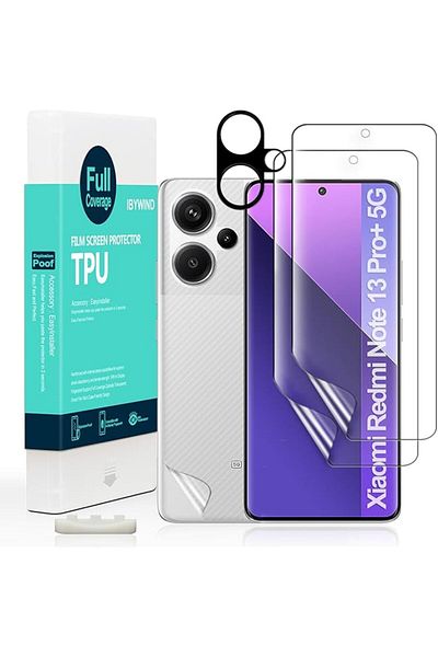 erorex 2 Pcs Screen Protector For Redmi Note 13 Pro+ 5G Redmi Note 13 Pro Plus 5G 6.67 Inch Flexible Tpu