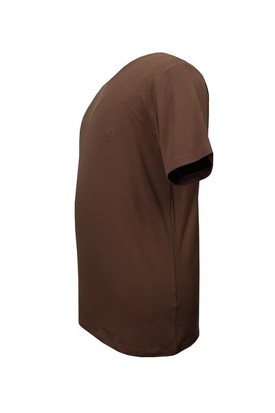 tambattal Plus Size Cotton Single Jersey V-Neck T-Shirt