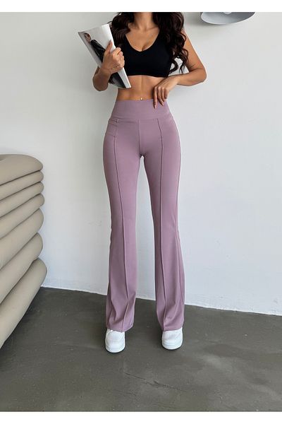 CEGEB Pantaloni de damă spaniol cu talie înaltă, pantaloni de fitness, fie sport, fie casual