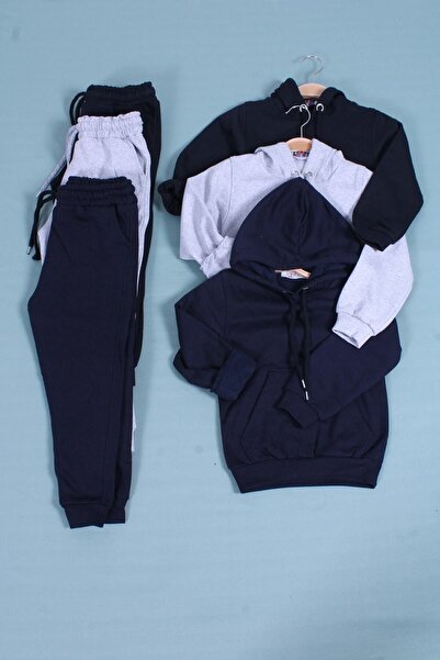 SS SİNSER Обикновен комплект анцуг тип кенгуру с качулка и джоб за момчета от...