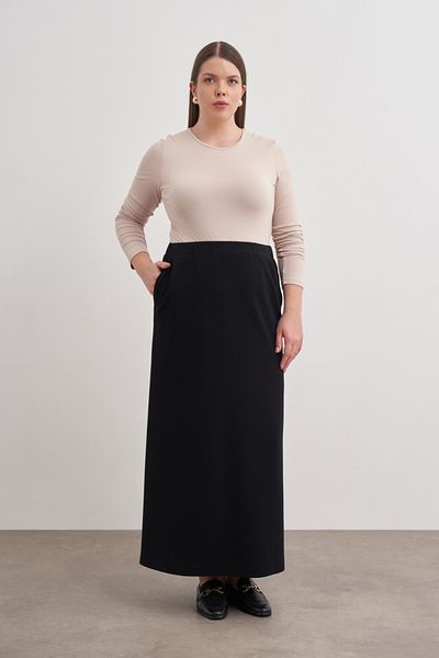 Aker Knitted Long Skirt
