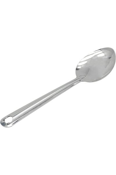 RAJ 65 cm Silver Basting Spoon - BS0003, Cooking Spoon , Serving Spoon , Stirring Soup Spoon