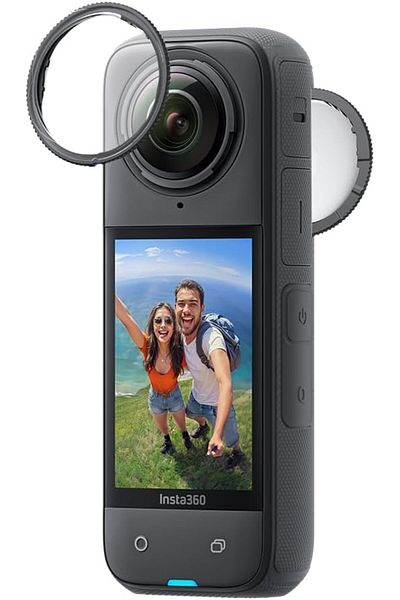 Insta360 كاميرا أكشن insta360 X4-8K مقاومة للماء بزاوية 360 درجة، فيديو بزاوية عريضة 4K، تأثير عصا سيلفي غير مرئية