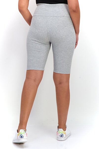 adidas شورت تدريب رياضي للنساء، رمادي