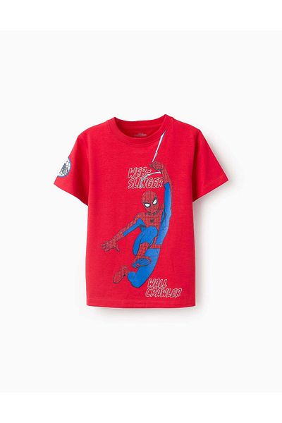 Ziddy T-shirt for Boys 'Spider-Man', Red
