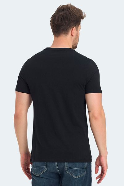 Slazenger Ανδρικό μαύρο μπλουζάκι RAVA