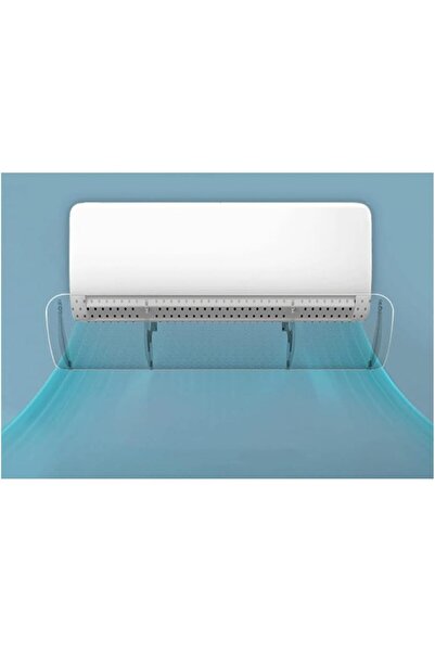 Arabest عاكس مكيف الهواء، شفاف مضاد للنفخ المباشر يوفر الطاقة، مثبت على الحائ...