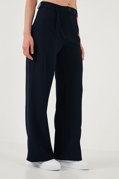 Lela Standard Fit High Waist Wide Leg Pants Pants 6522280