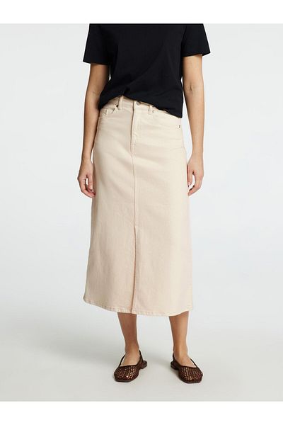 Selected Femme Jeansrock Midi