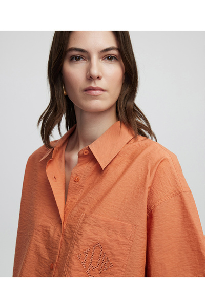 İpekyol Monogram Embroidered Shirt