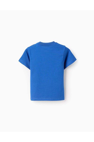 Ziddy Cotton T-shirt for Baby Boys 'Nazaré', Blue