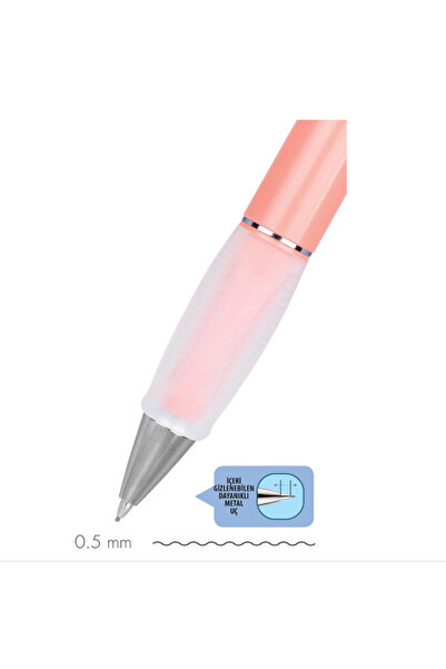 Serve Deep Mekanik Kurşun Kalem 0.5mm Toprak Serisi Pembe