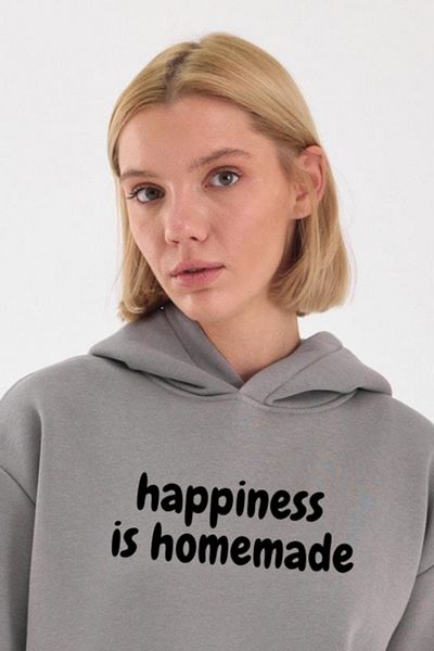 FİHA /2505-UNISEX BASKILI ΚΑΠΣΟΥΝ ΓΚΡΙ
