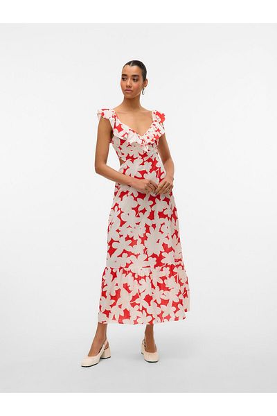 Vero Moda Kleid VMDICTHE Langes Kleid