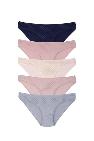 cappadocians Pachet de 5 chiloți bikini pentru femei Dominant
