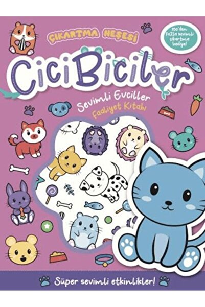 Beta Kids Yayınları كتاب أنشطة الحيوانات الأليفة اللطيفة من Cicibiciler