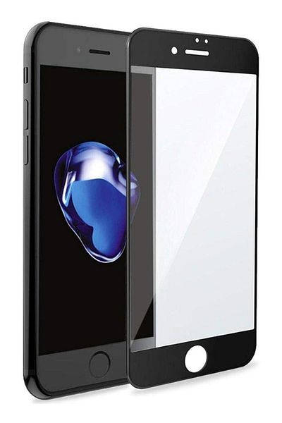 erorex Premium 5D Tempered Glass Screen Protector For Apple Iphone 8 Plus Black