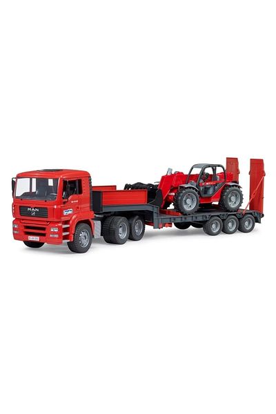 Bruder Nessiworld Man Truck & Manıtou مغرفة تلسكوبية