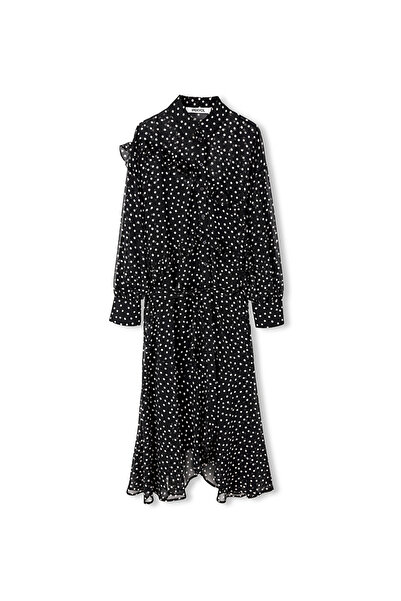 İpekyol Košilové šaty s puntíkovaným vzorem