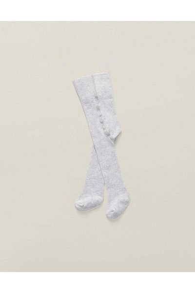 Ziddy Cotton Tights for Newborns, Grey
