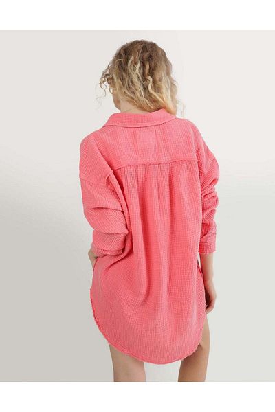 AMERICAN EAGLE Aerie Gauzy Cover Up Shirt