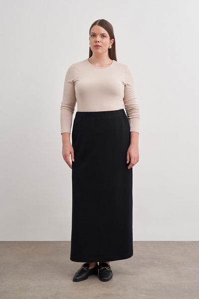 Aker Knitted Long Skirt