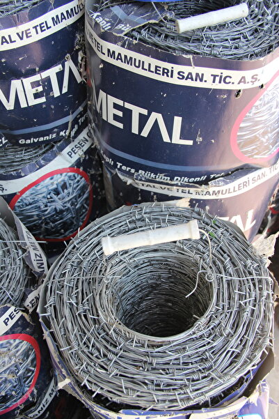 ÖR-AS TEL ÖRGÜ & PANEL ÇİT SİSTEMLERİ Dikenli Tel 1.5 mm kalınlık  250 Mt