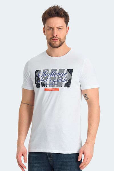 Slazenger Ανδρικό T-Shirt RATAN Λευκό
