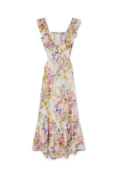 Vero Moda Kleid VMDICTHE Langes Kleid