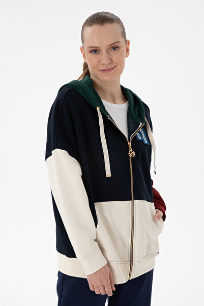 U.S. Polo Assn. Kadın Lacivert Sweatshirt 50292445-VR033