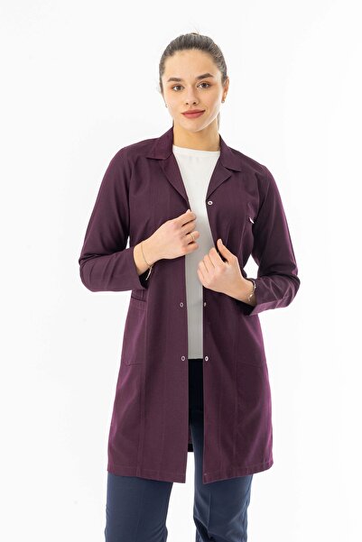 112Giyim Spor Yaka Uzun Kol Kadın Doktor Hemşire Öğretmen Önlüğü Kaliteli Alp...