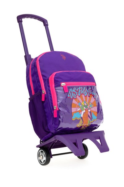 U.S. Polo Assn. Girl's Purple School Bag 50274648-Vr038