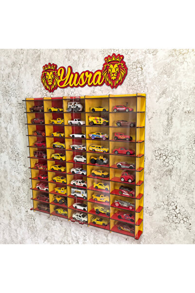 GOOD SIGN Pleksi Kapaklı 1/64 Ölçek 50Araçlık Hotwheels Matchbox metal araç Uyumlu  Model Oyuncak Araba Rafı