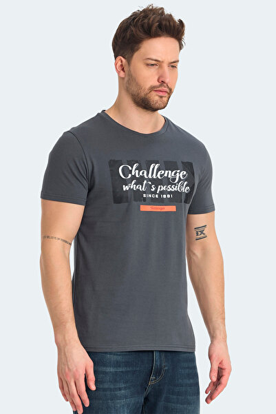 Slazenger Ratan Men's T-Shirt Dark Gray